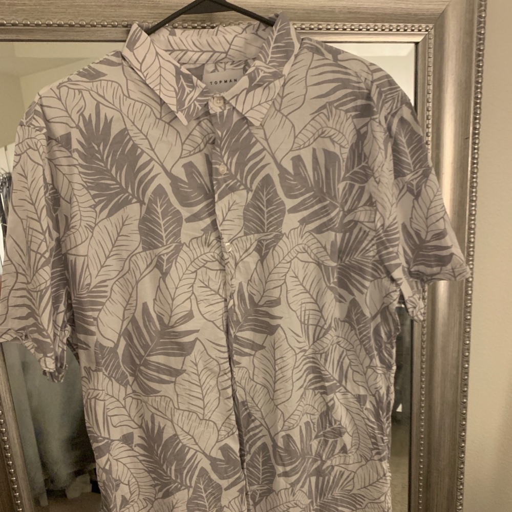 Men’s Topman Floral button-up